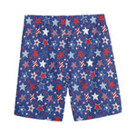 4th of July American Star Pattern Print Men's Sports Shorts