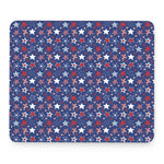 4th of July American Star Pattern Print Mouse Pad