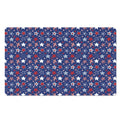 4th of July American Star Pattern Print Polyester Doormat