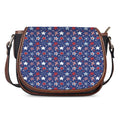 4th of July American Star Pattern Print Saddle Bag