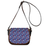 4th of July American Star Pattern Print Saddle Bag