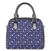 4th of July American Star Pattern Print Shoulder Handbag