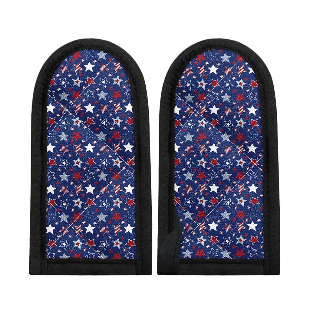 4th of July American Star Pattern Print Skillet Handle Cover