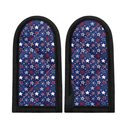4th of July American Star Pattern Print Skillet Handle Cover