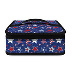 4th of July American Star Pattern Print Small Lunch Bag