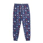4th of July American Star Pattern Print Sweatpants