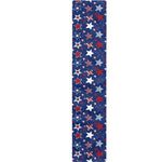 4th of July American Star Pattern Print Table Runner