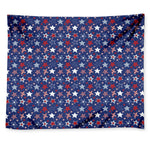 4th of July American Star Pattern Print Tapestry