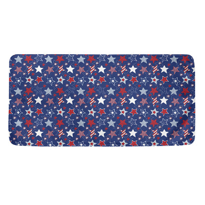 4th of July American Star Pattern Print Towel