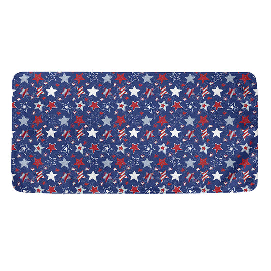 4th of July American Star Pattern Print Towel