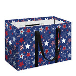 4th of July American Star Pattern Print Utility Tote Bag