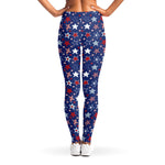 4th of July American Star Pattern Print Women's Leggings