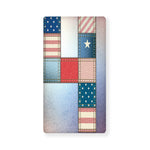 4th of July USA Denim Patchwork Print Baby Crib Sheet