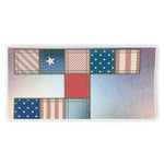 4th of July USA Denim Patchwork Print Beach Towel