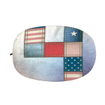 4th of July USA Denim Patchwork Print Car Side Mirror Covers