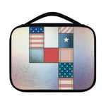 4th of July USA Denim Patchwork Print Classic Bible Case