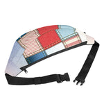 4th of July USA Denim Patchwork Print Fanny Pack