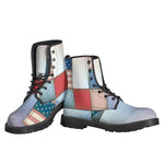 4th of July USA Denim Patchwork Print Backpack