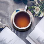 4th of July USA Denim Patchwork Print Leather Coaster Set