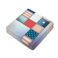 4th of July USA Denim Patchwork Print Outdoor Seat Cushion Cover