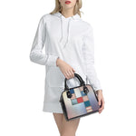 4th of July USA Denim Patchwork Print Shoulder Handbag