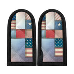 4th of July USA Denim Patchwork Print Skillet Handle Cover