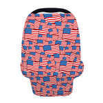 4th of July USA Flag Pattern Print Baby Seat Cover