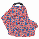 4th of July USA Flag Pattern Print Baby Seat Cover