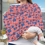 4th of July USA Flag Pattern Print Baby Seat Cover