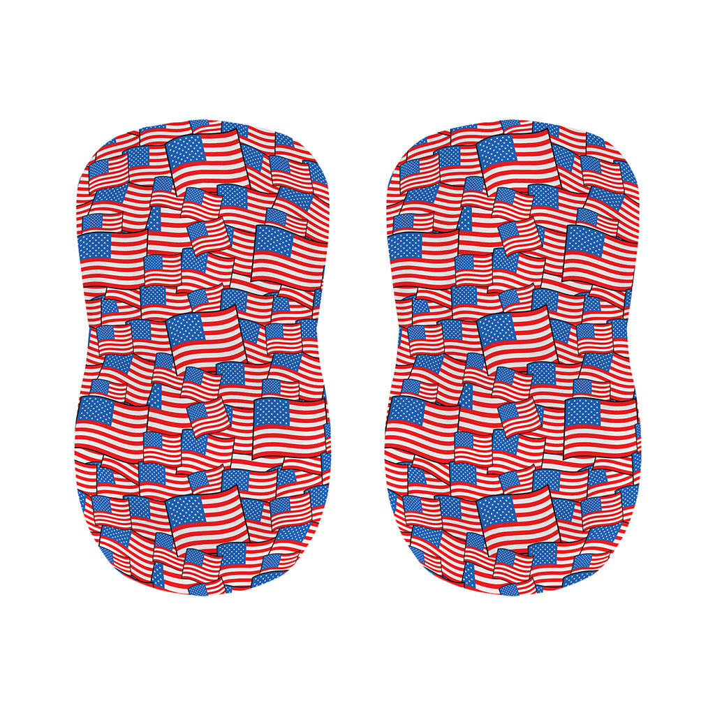 4th of July USA Flag Pattern Print Bar Stool Covers