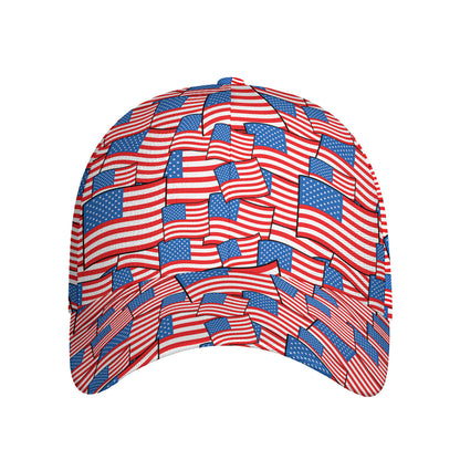 4th of July USA Flag Pattern Print Baseball Cap