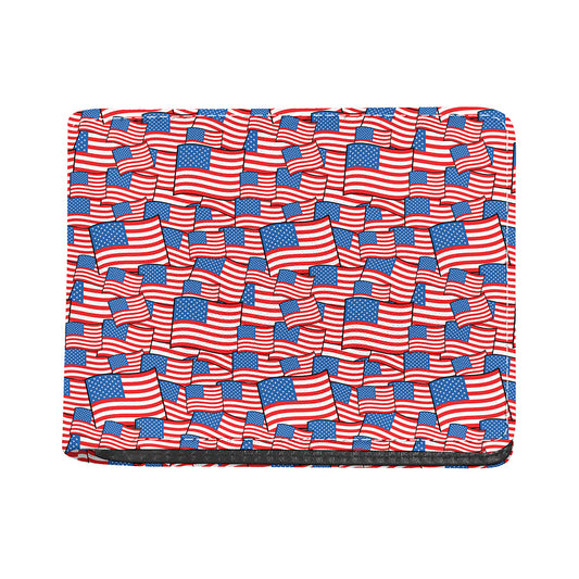4th of July USA Flag Pattern Print Bifold Wallet
