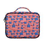 4th of July USA Flag Pattern Print Briefcase Bible Bag
