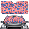 4th of July USA Flag Pattern Print Car Windshield Sun Shade