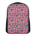 4th of July USA Flag Pattern Print Casual Backpack