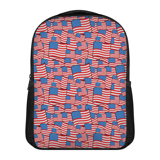 4th of July USA Flag Pattern Print Casual Backpack