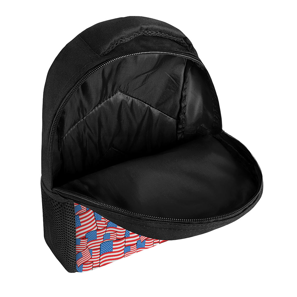 4th of July USA Flag Pattern Print Casual Backpack