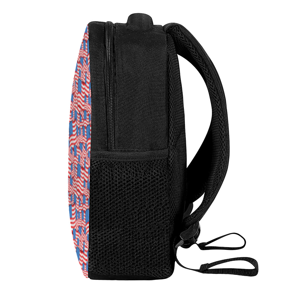 4th of July USA Flag Pattern Print Casual Backpack