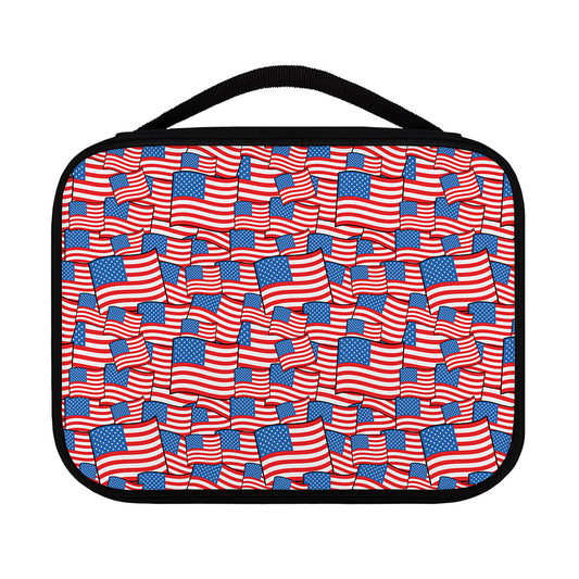 4th of July USA Flag Pattern Print Classic Bible Case