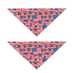 4th of July USA Flag Pattern Print Dog Bandana