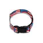 4th of July USA Flag Pattern Print Dog Collar
