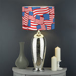 4th of July USA Flag Pattern Print Drum Lamp Shade