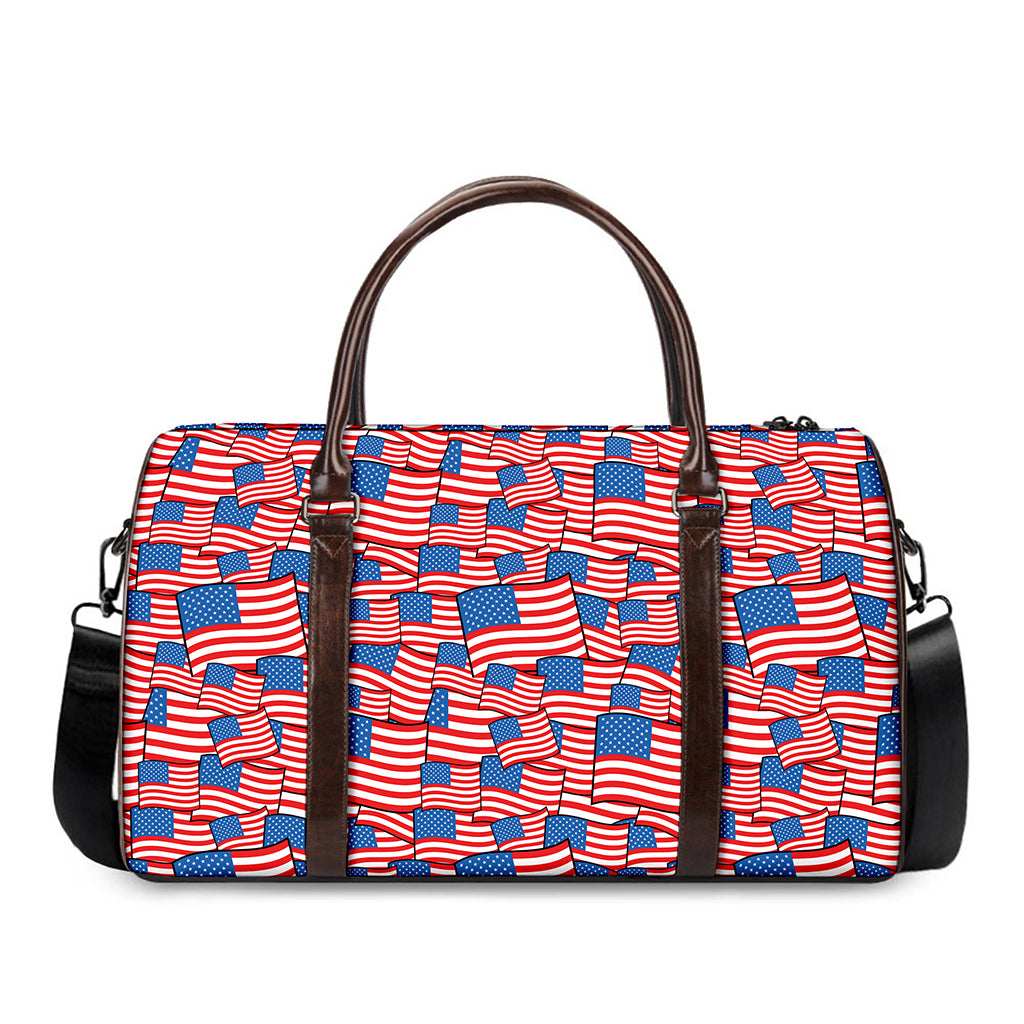 4th of July USA Flag Pattern Print Duffle Bag