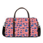 4th of July USA Flag Pattern Print Duffle Bag