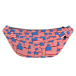 4th of July USA Flag Pattern Print Fanny Pack