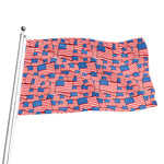 4th of July USA Flag Pattern Print Flag