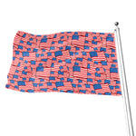 4th of July USA Flag Pattern Print Flag