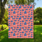 4th of July USA Flag Pattern Print Garden Flag