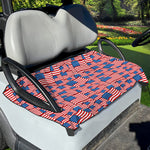 4th of July USA Flag Pattern Print Golf Cart Seat Cover