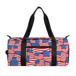 4th of July USA Flag Pattern Print Gym Bag